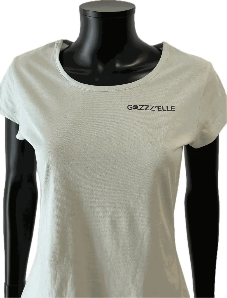 T-Shirt GAZZZ'ELLE CLASSIC vert d'eau et or