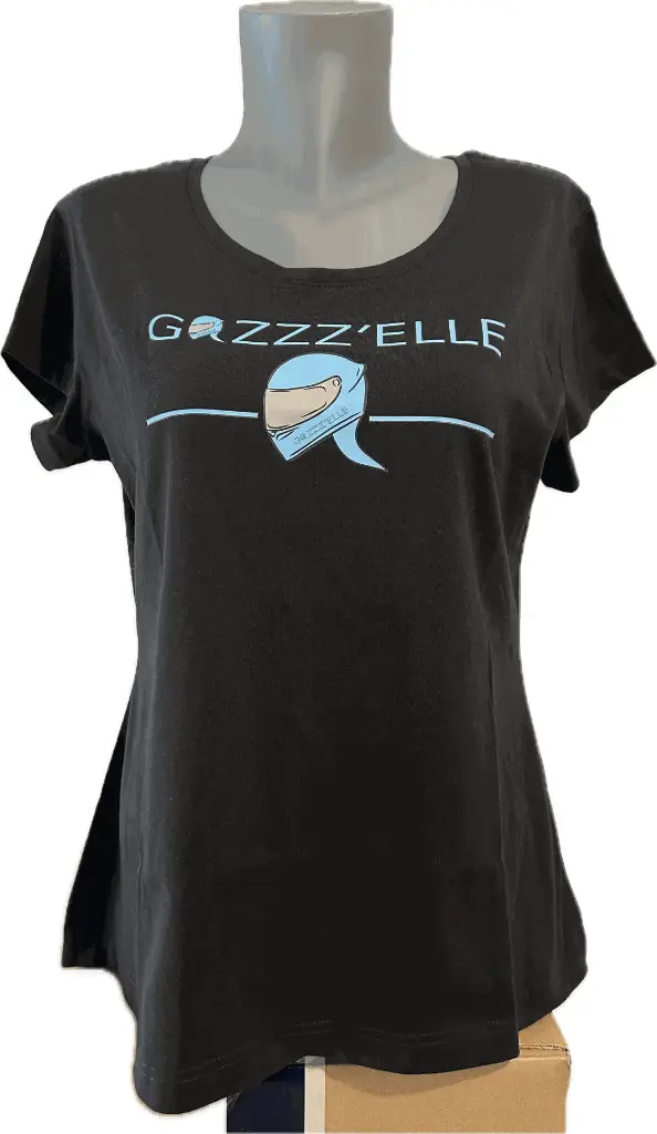 T-shirt GAZZZ'ELLE ONE Noir et bleu