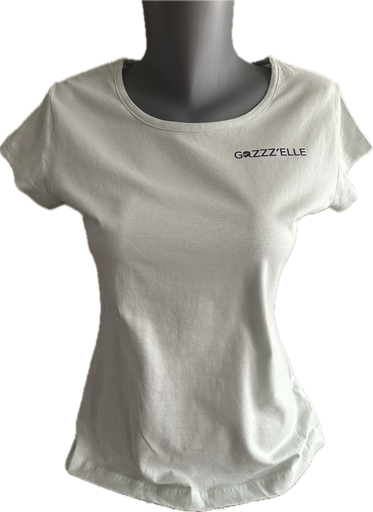 T-Shirt GAZZZ'ELLE CLASSIC vert d'eau et violet